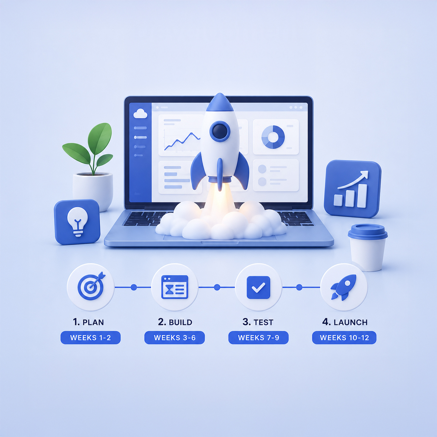 SaaS MVP Development: How to Build and Launch in 12 Weeks